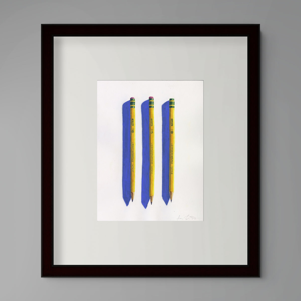 #2 Pencils | Watercolor on Paper | 9x12 (Copy)