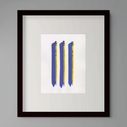#2 Pencils | Watercolor on Paper | 9x12 (Copy)