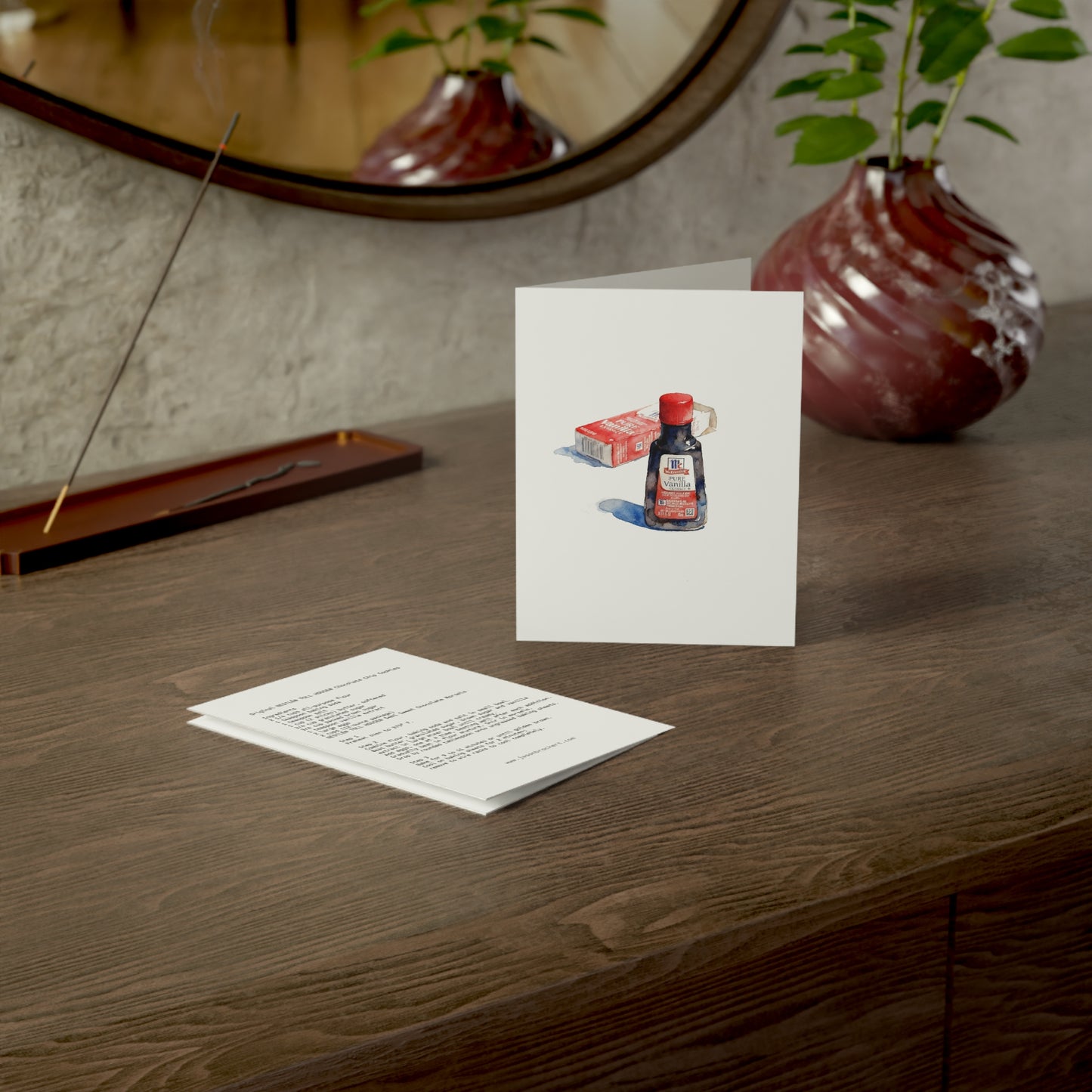 Free Art Note Card Nestles Chocolate Chip Morsels