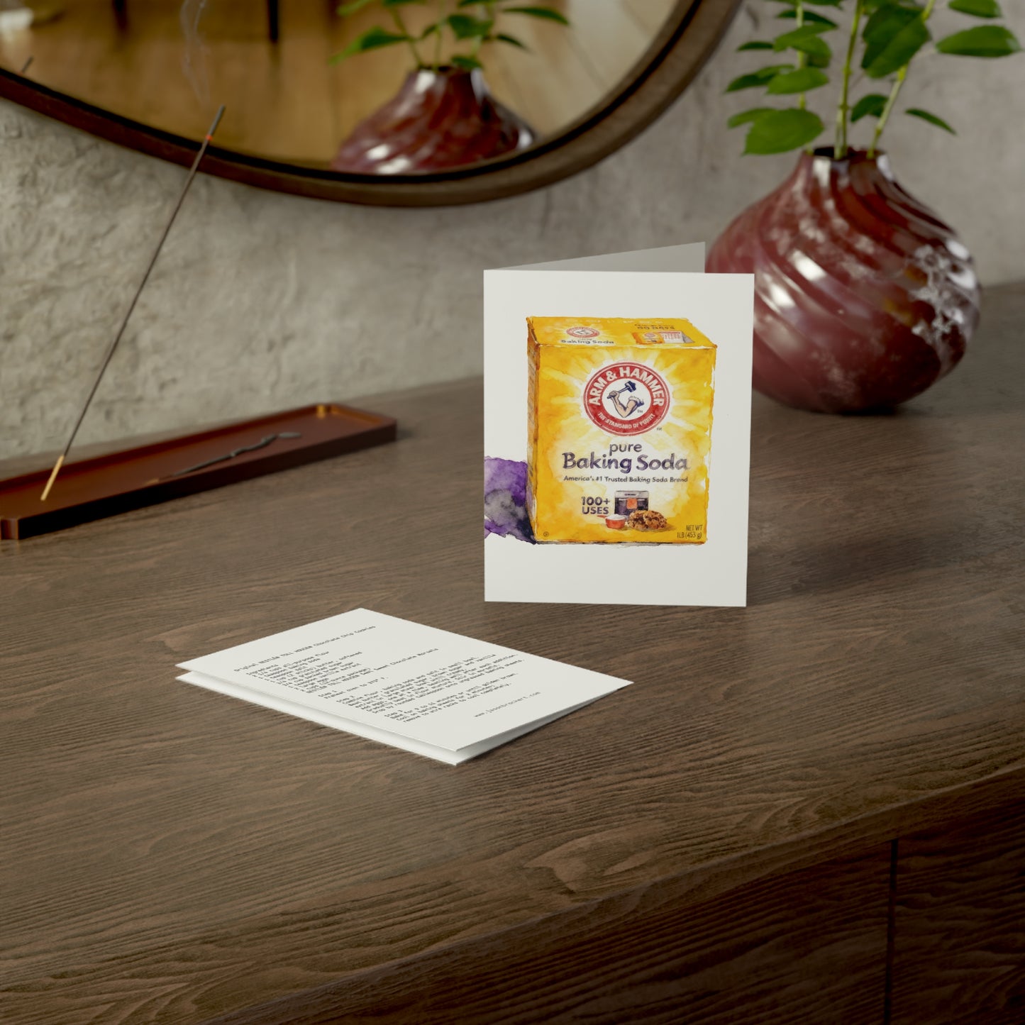 Free Art Note Card Nestles Chocolate Chip Morsels