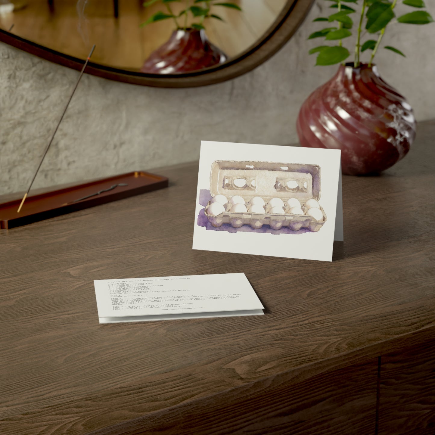 Free Art Note Card Nestles Chocolate Chip Morsels