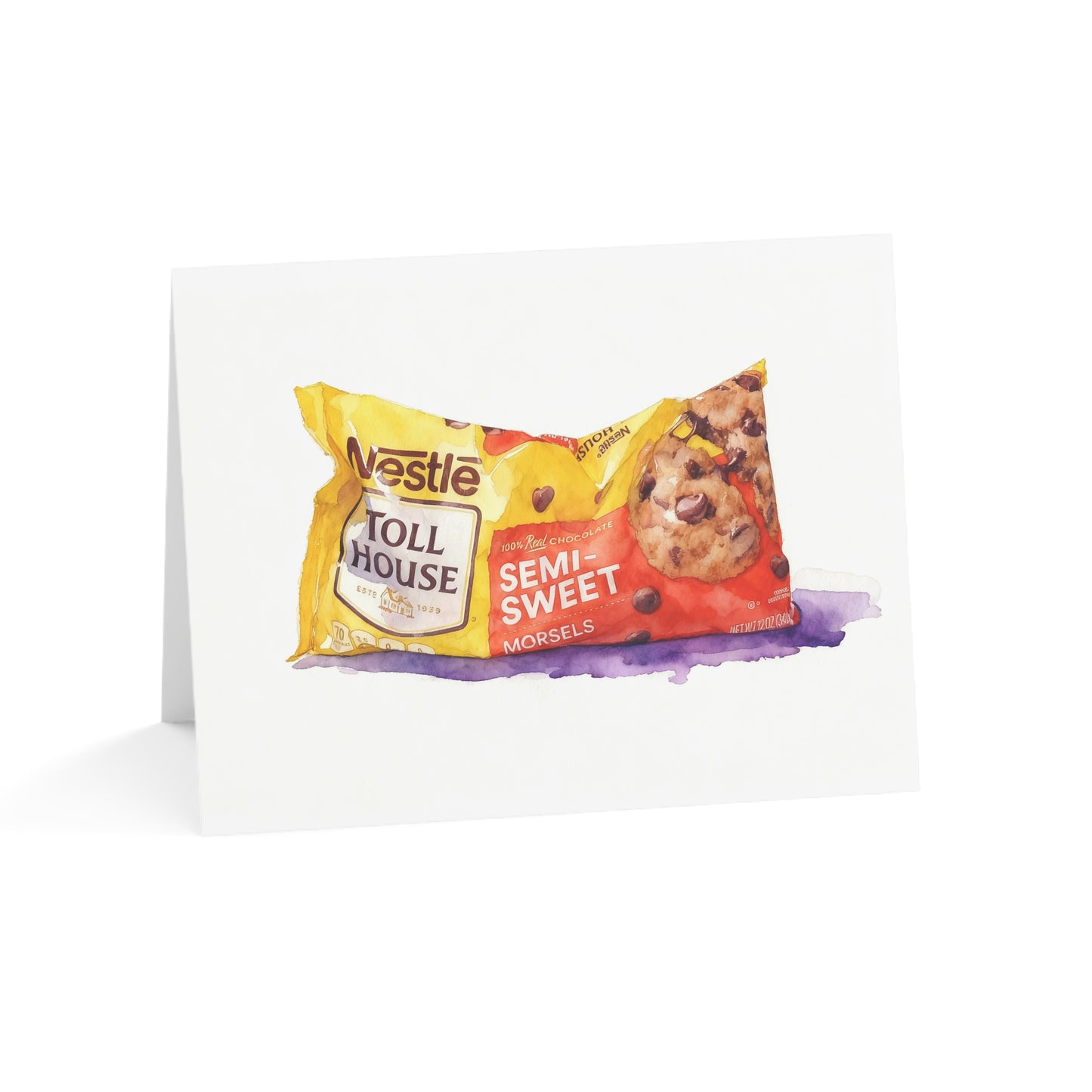 Free Art Note Card Nestles Chocolate Chip Morsels