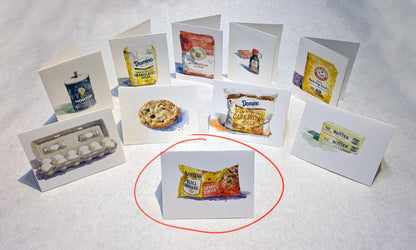 Free Art Note Card Nestles Chocolate Chip Morsels
