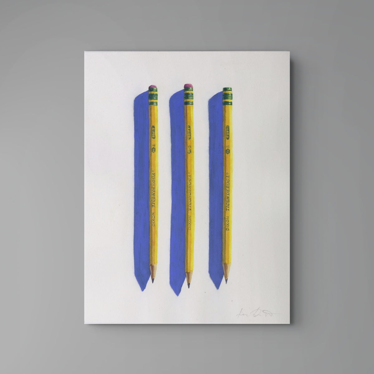 #2 Pencils | Watercolor on Paper | 9x12 (Copy)