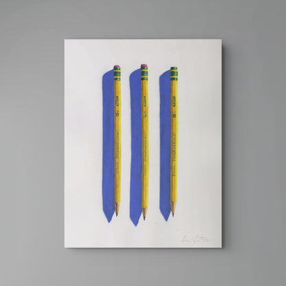 #2 Pencils | Watercolor on Paper | 9x12 (Copy)