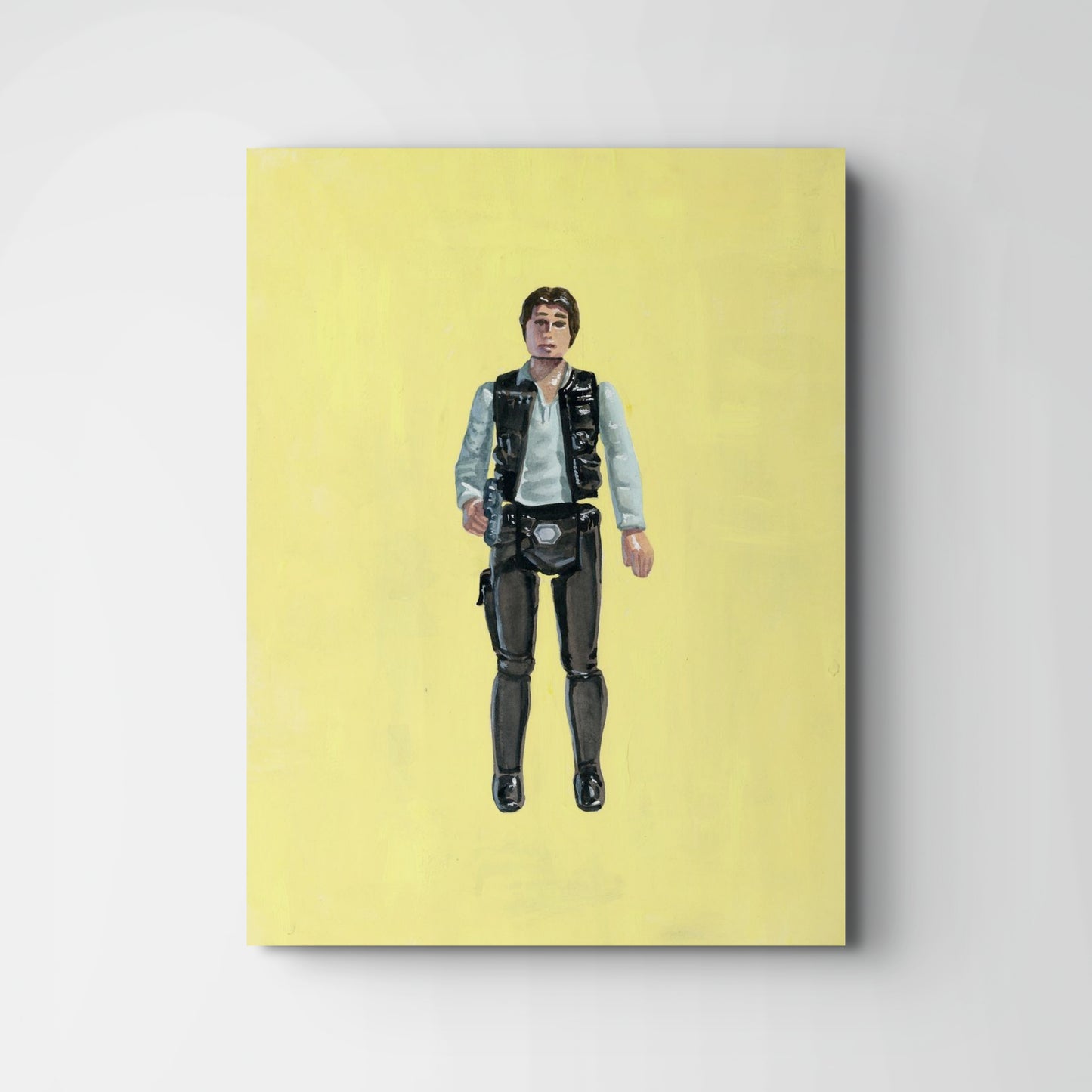 Retro Han Solo Kenner Action Figure Painting