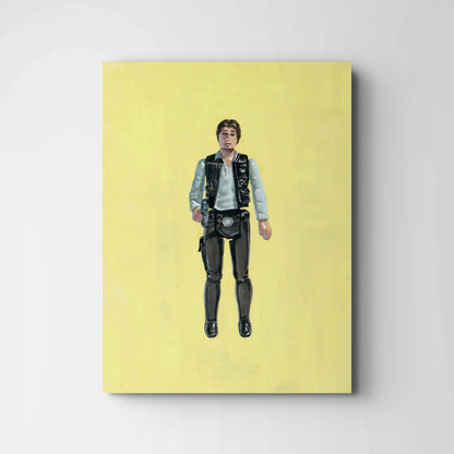Retro Han Solo Kenner Action Figure Painting