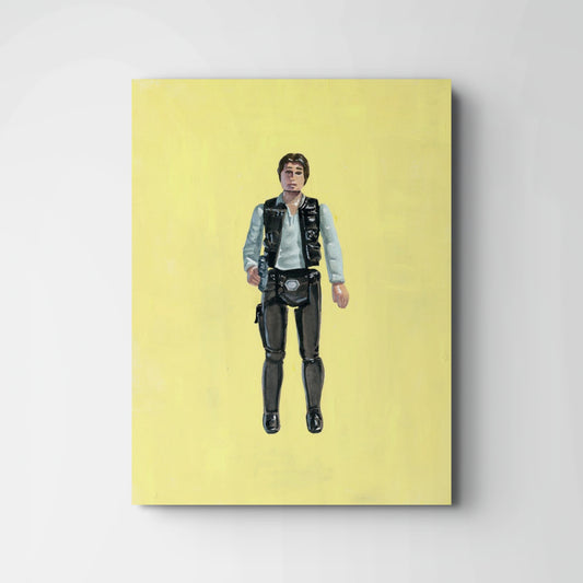 Retro Han Solo Kenner Action Figure Painting