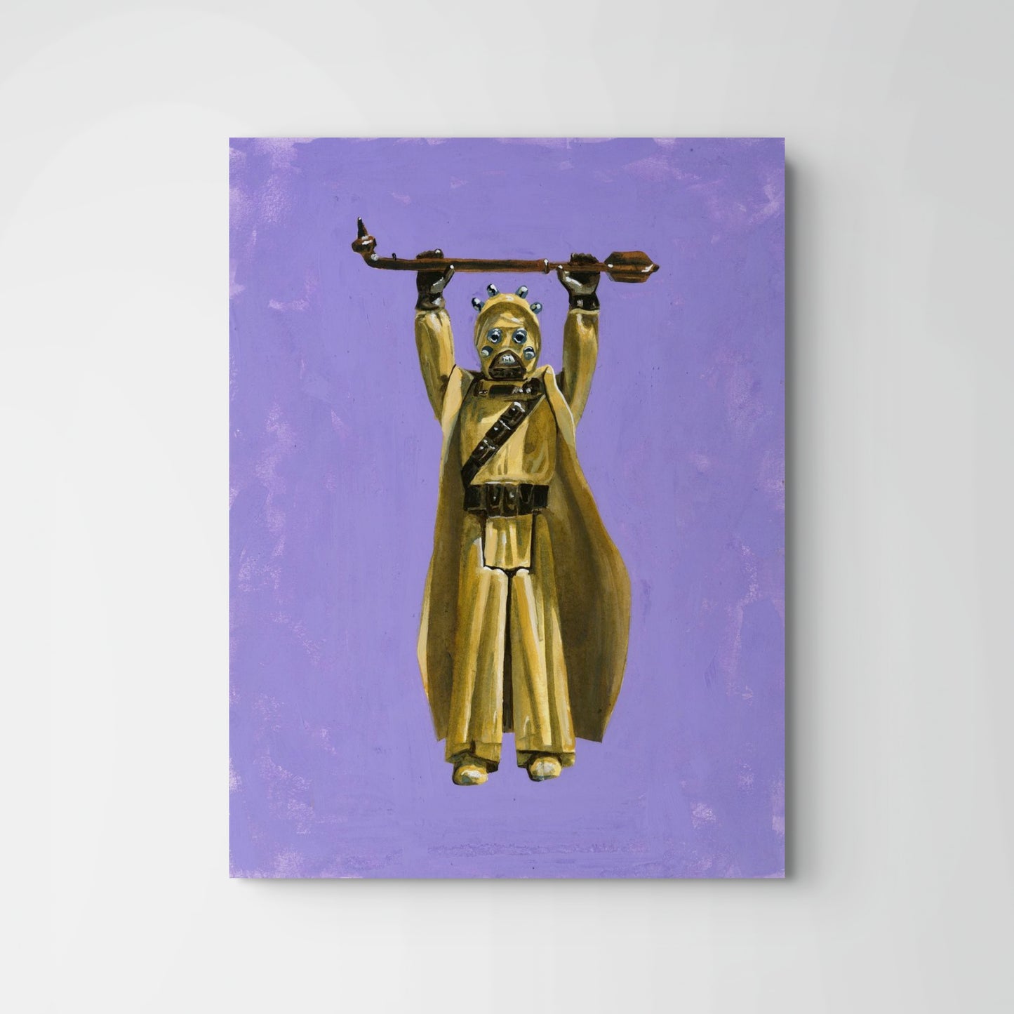 Retro Tuskin Raider Kenner Action Figure Painting
