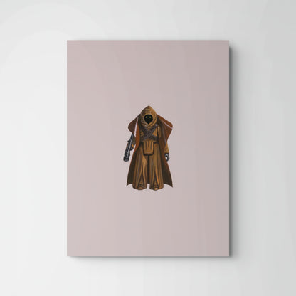 Retro Jawa Kenner Action Figure Painting