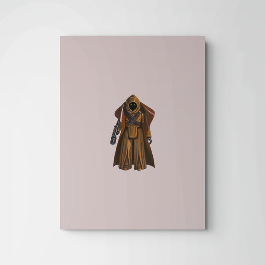 Retro Jawa Kenner Action Figure Painting