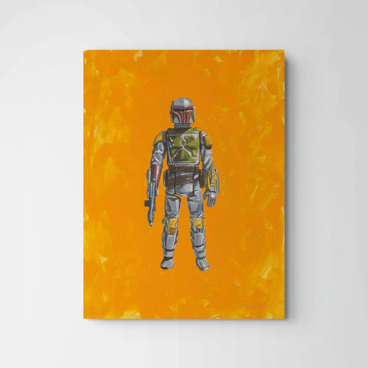 Retro Boba Fett Kenner Action Figure Painting