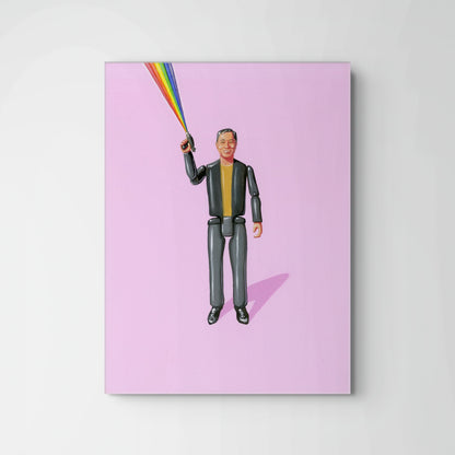 George Takei Action Figure Painting