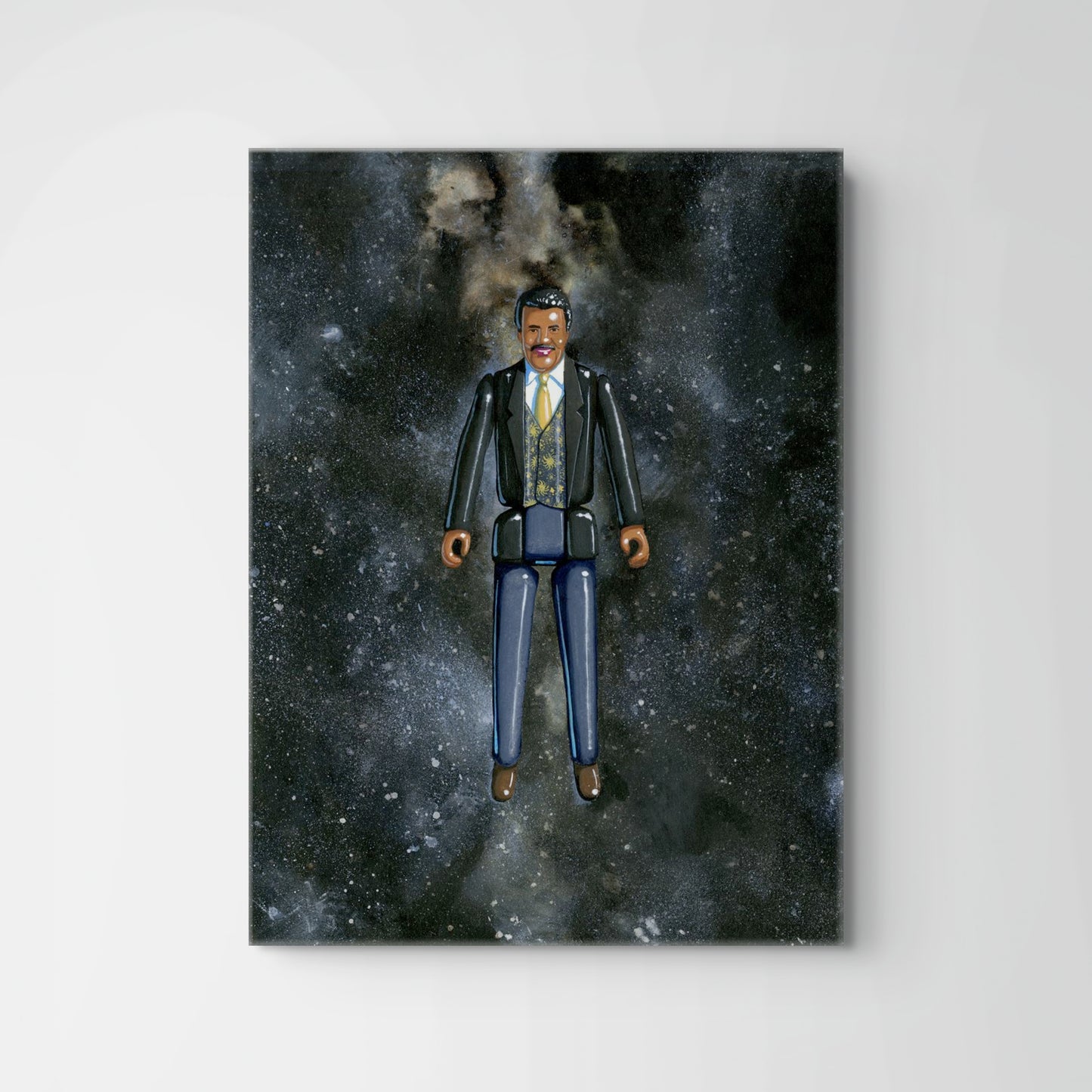 Neil Degrasse Tyson Action Figure Painting