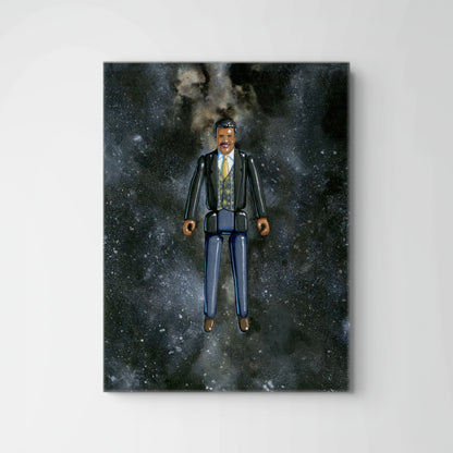 Neil Degrasse Tyson Action Figure Painting