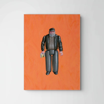 George RR Martin Action Figure Painting