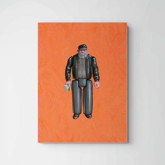 George RR Martin Action Figure Painting
